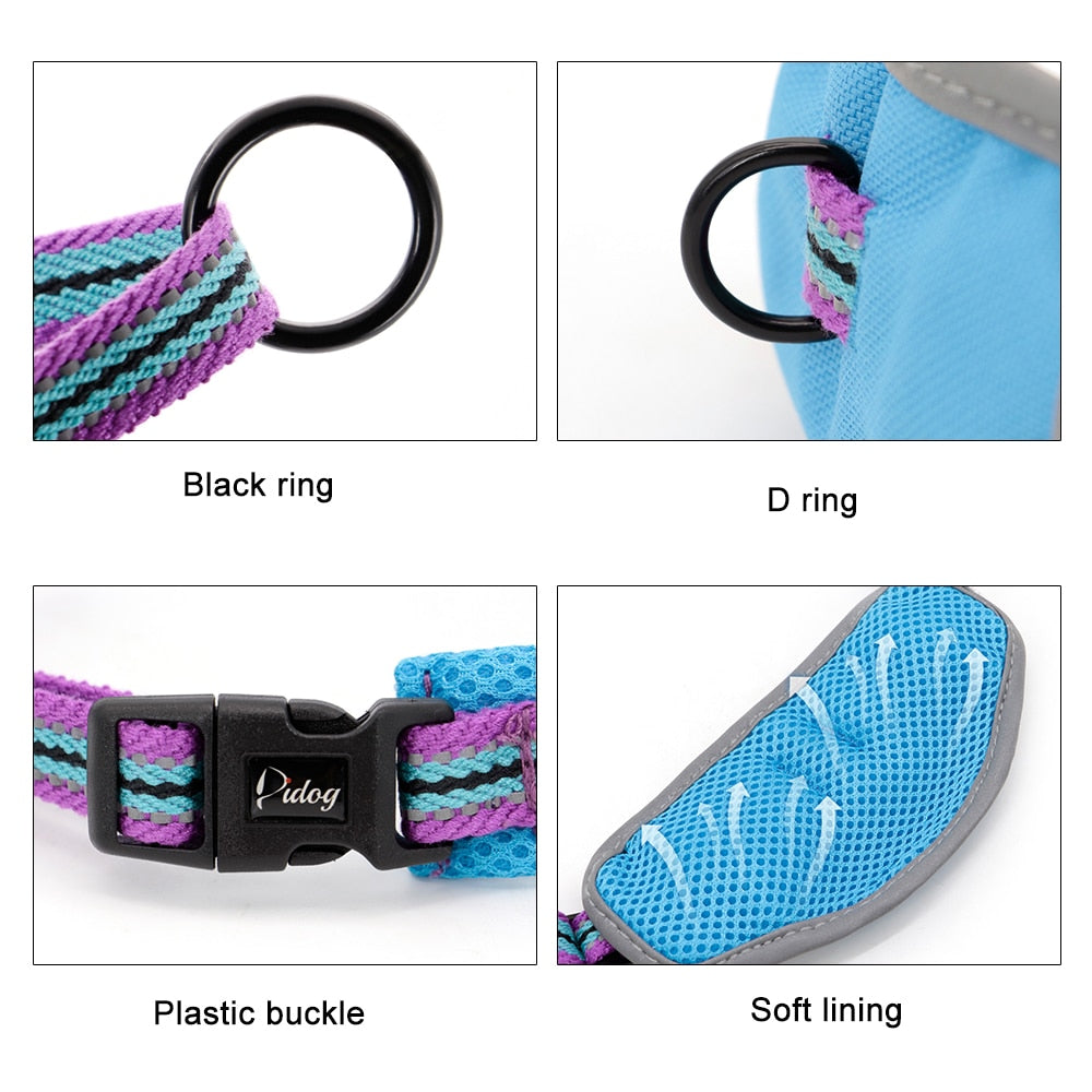 Nylon No Pull Dog Harness Durable Reflective Pet Harness Puppy Pitbull Harness Adjustable For Small Medium Large Dogs
