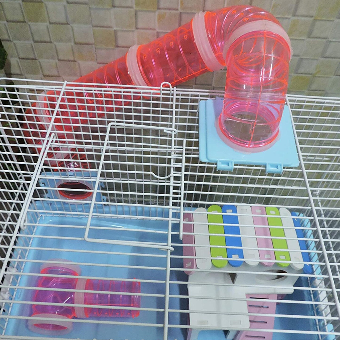 Hamster Tunnel Tube Toy Pet DIY Sports Playground Tunnel Excercise Toy For Mouse Hamster Small Animals Cage Accessories