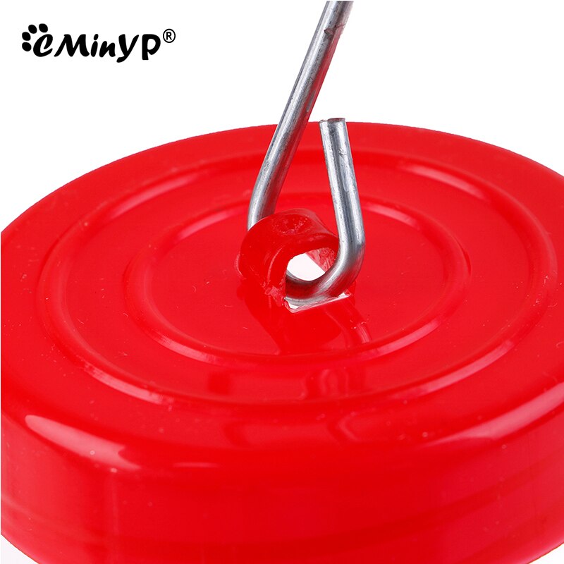 Plastic Hummingbird Feeder For Outdoor 480ML Wild Bird Feeder 3 Feeding Ports Iron Hook Hanging for Garden Tree Yard Outside