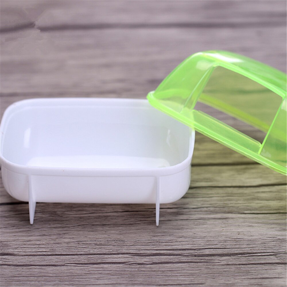 Small Pets Sand Bath Box Hamster Shower Sand Bathtub Rat Hamster Hideout Sand Bath Container For Lemming Chinchilla Gerbil