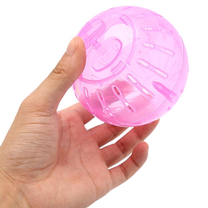 Hamster Ball Jogging Wheel Toy Running Hamster Wheel Small Pet Plastic Cute Exercise Ball For Golden Silk Shih Tzu Bear Play