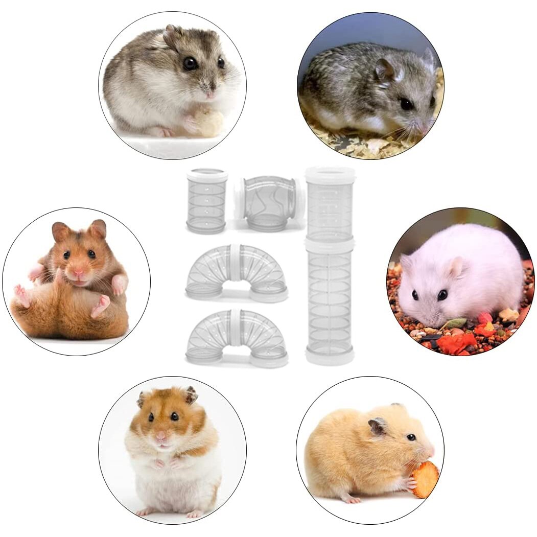 Hamster Tunnel Tube Toy Pet DIY Sports Playground Tunnel Excercise Toy For Mouse Hamster Small Animals Cage Accessories