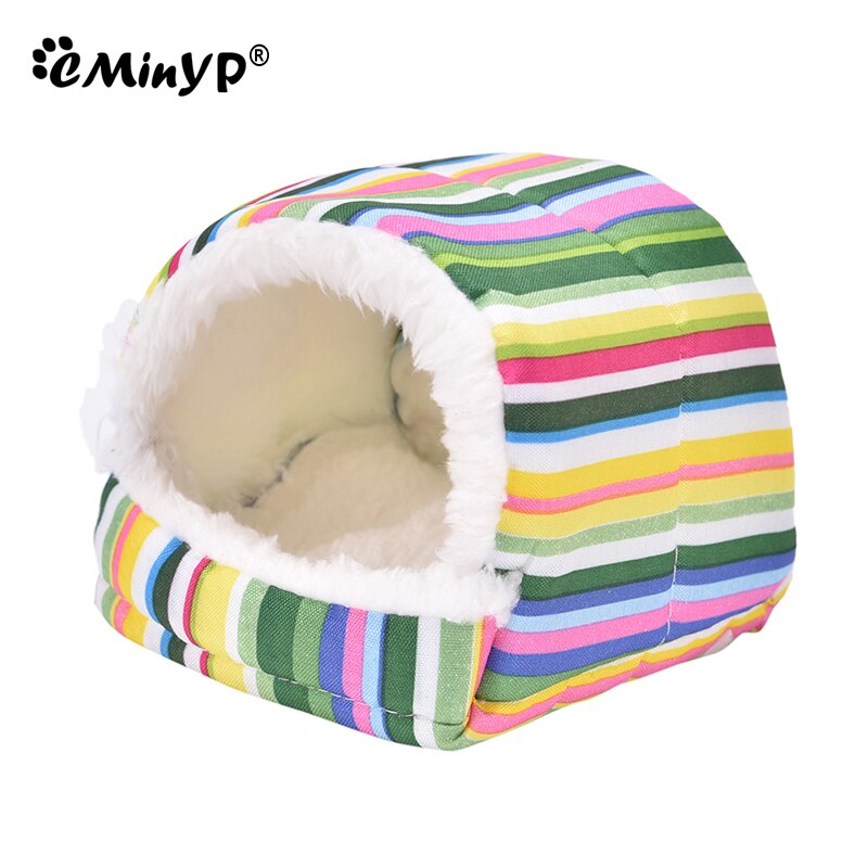Hamster Slippers House Nest Guinea Pig Hedgehog Squirrel Winter Cold-Proof Warm Cage Small Animal Thermal Pad Sleeping Bag Room