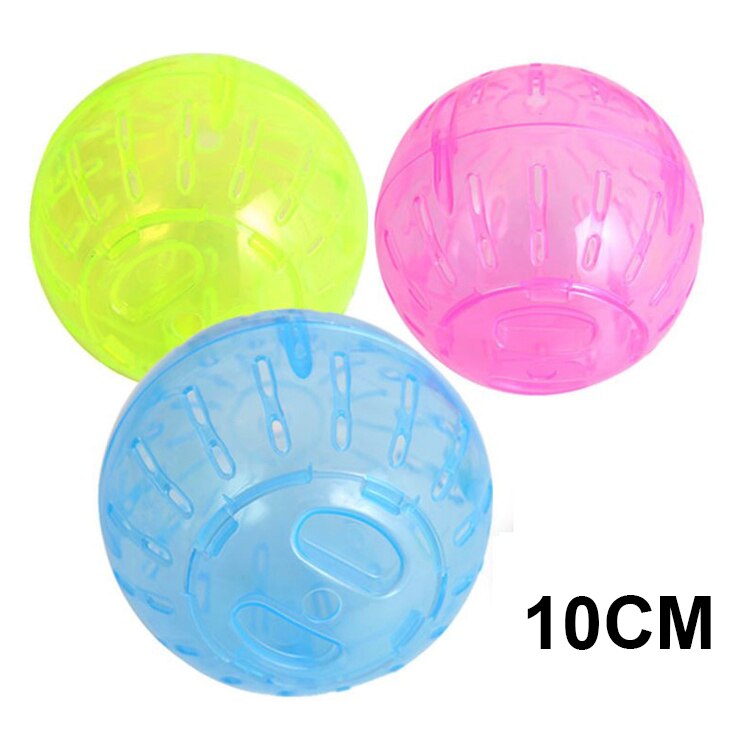 Hamster Ball Jogging Wheel Toy Running Hamster Wheel Small Pet Plastic Cute Exercise Ball For Golden Silk Shih Tzu Bear Play
