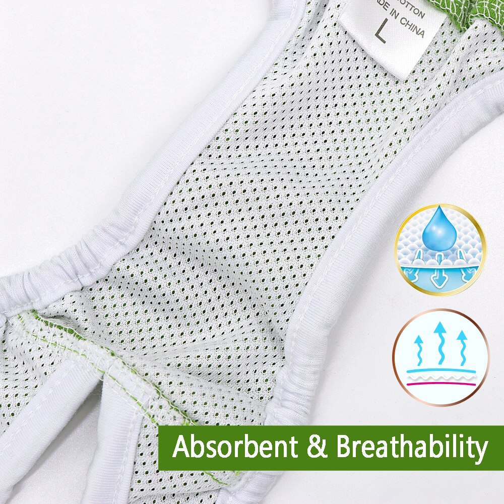 Dog Diapers Physiological Pant Washable Doggie Diapers for Female Dog Shorts Soft Girl Dogs Pants Pet Underwear Sanitary Panties