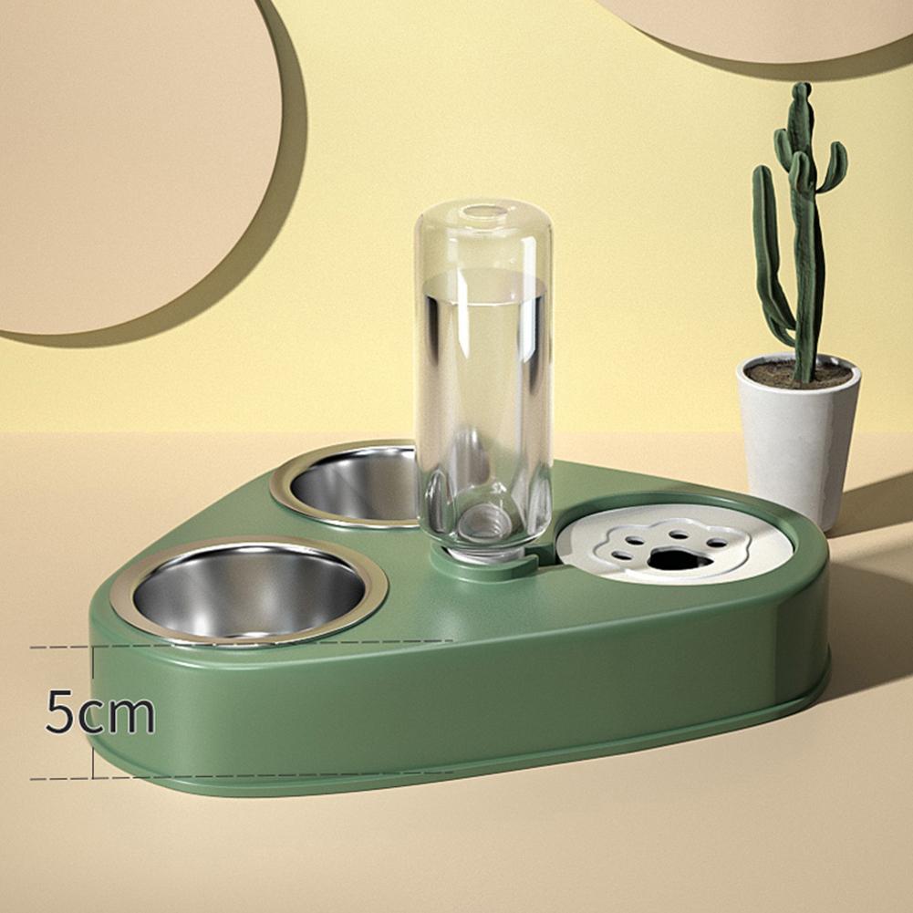 Pet Feeder Cat Dog Automatic Drinking Machine With Two Bowl Food Feeding Supplies