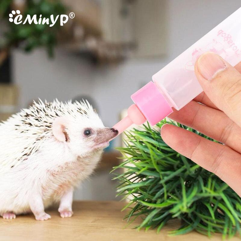 Pet Milk Feeding Bottle Silicone Nipple Baby Hamster Newborn Cat Nursing Drinking Bottle Kitten Puppy Small Animals Feeding Tool