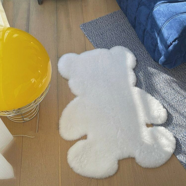 Cute Bear Shaped Pet Mat Blanket For Small dogs Indoor Sofa Protector Cat Nest Bed Car Cushion Travel Chihuahua Yorkshire Goods