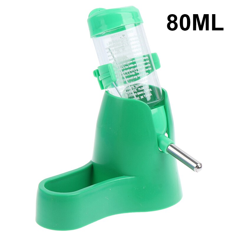 Hamster Water Bottle Small Pet Automatic Drinking Bottle Food Container Base Hanging Water Feeding Dispenser For Small Animal