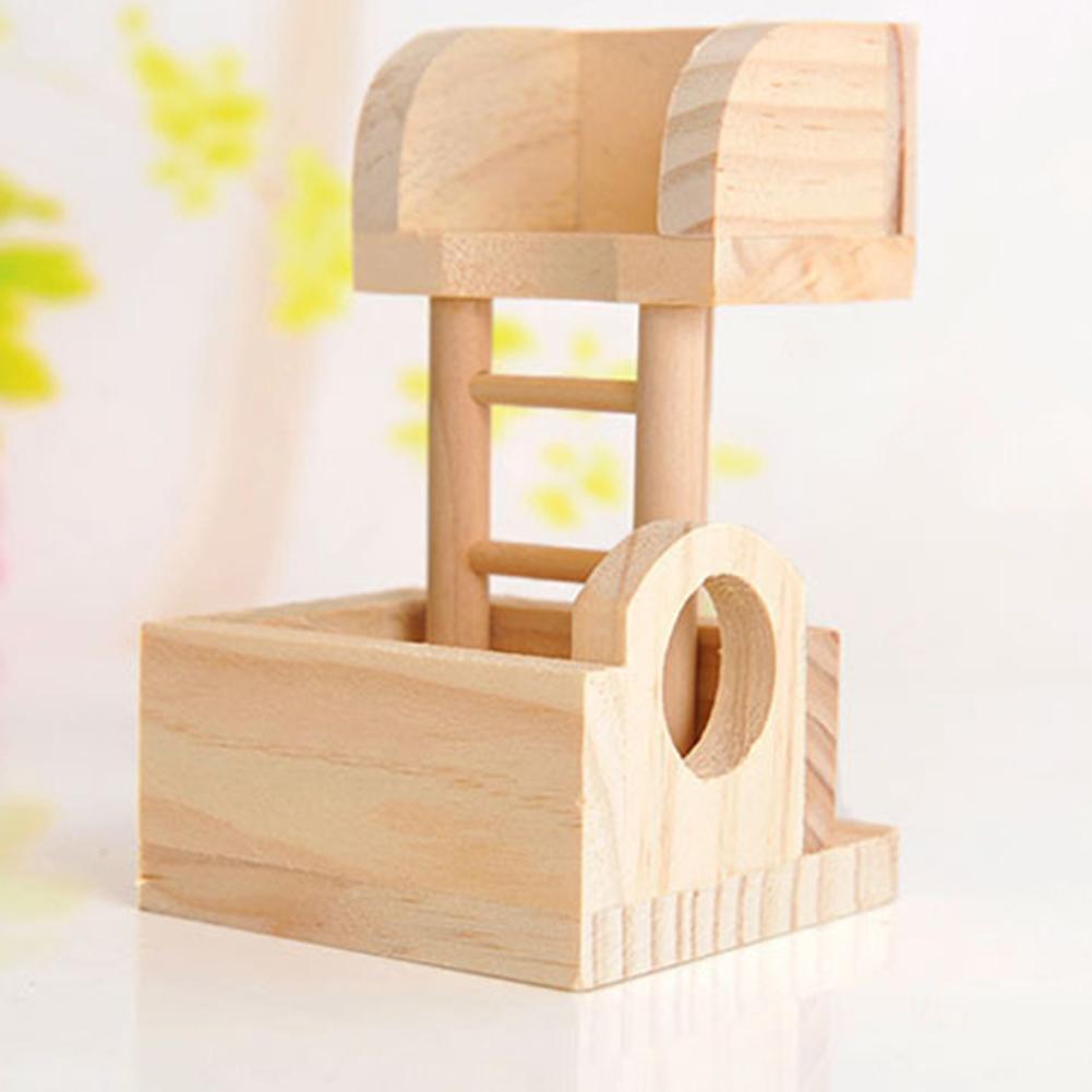 Hamster Toy Lookout Platform Anti-bite Climbing Toys Ladder Bowl Pet Supplies