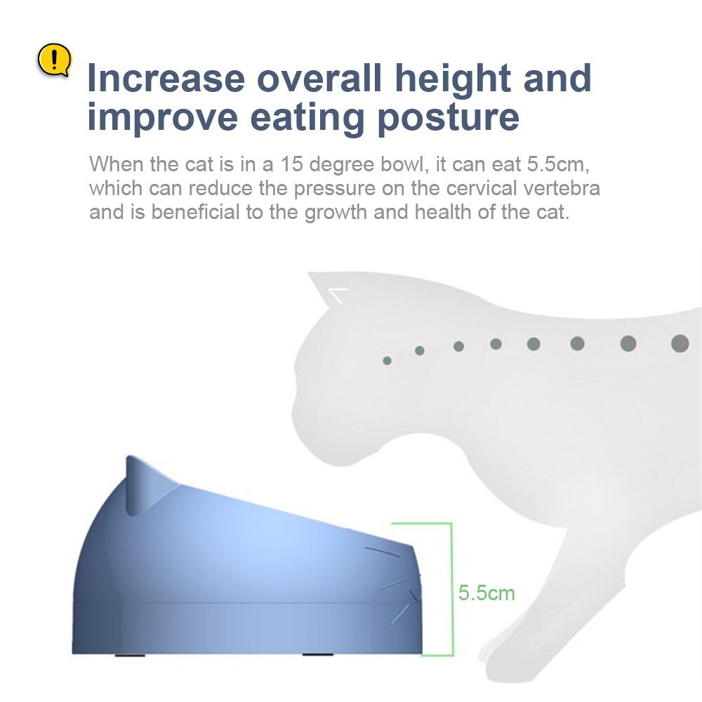 Dogs Feeders Cat Feeding Bowl Pet Supplies Cat Bowls With Raised Stand For Cats Bowl Pet Food And Water Bowls