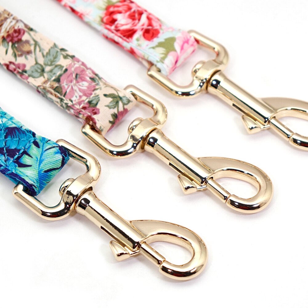 150cm Printed Dog Leash Nylon Pet Puppy Walking Leash Lead Running Training Leashes Rope For Small Medium Large Dogs 150cm