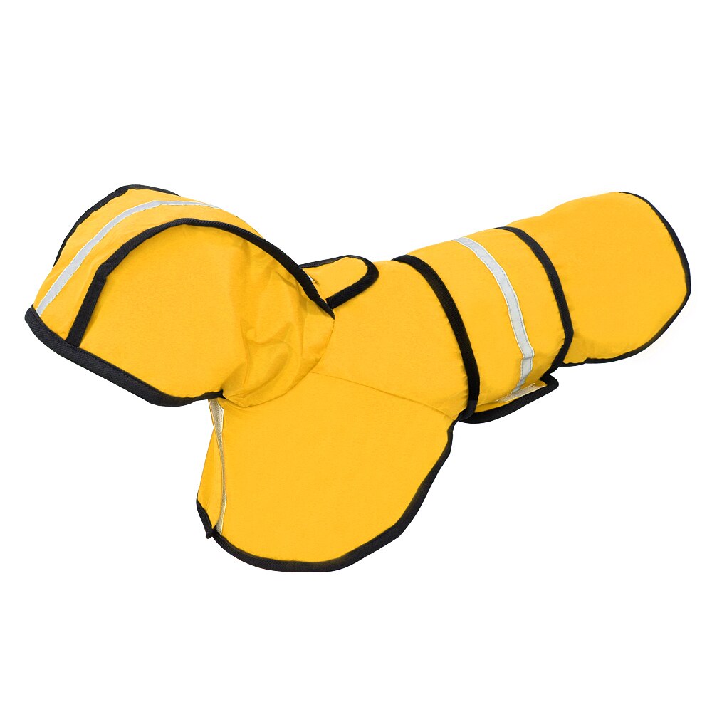 Dog Raincoat Reflective Rain Jacket Waterproof Pet Clothes Safety Rainwear For Pet Small Medium Dogs Puppy Doggy Green Red S-2XL
