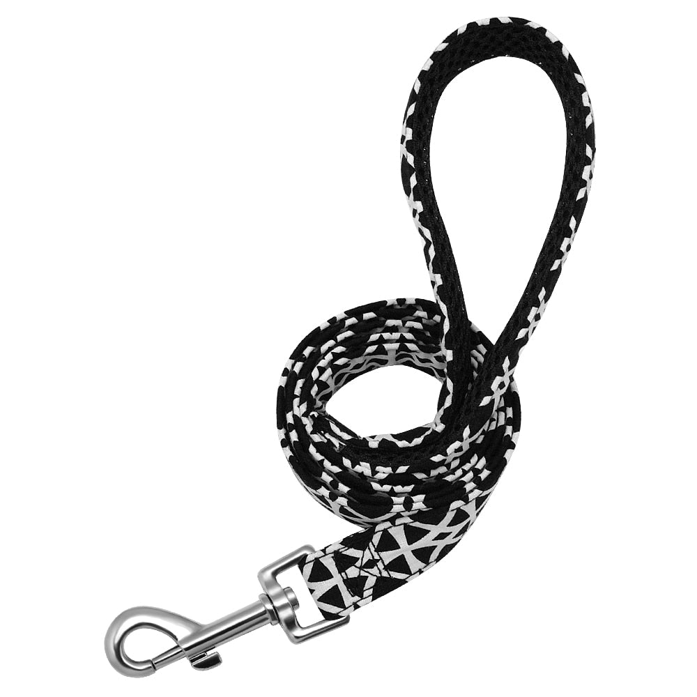 Heavy Duty Dog Leash Rope Nylon Printed Pet Dogs Walking Lead Leashes 120cm For Small Medium Large Dogs Cat Chihuahua Pitbull
