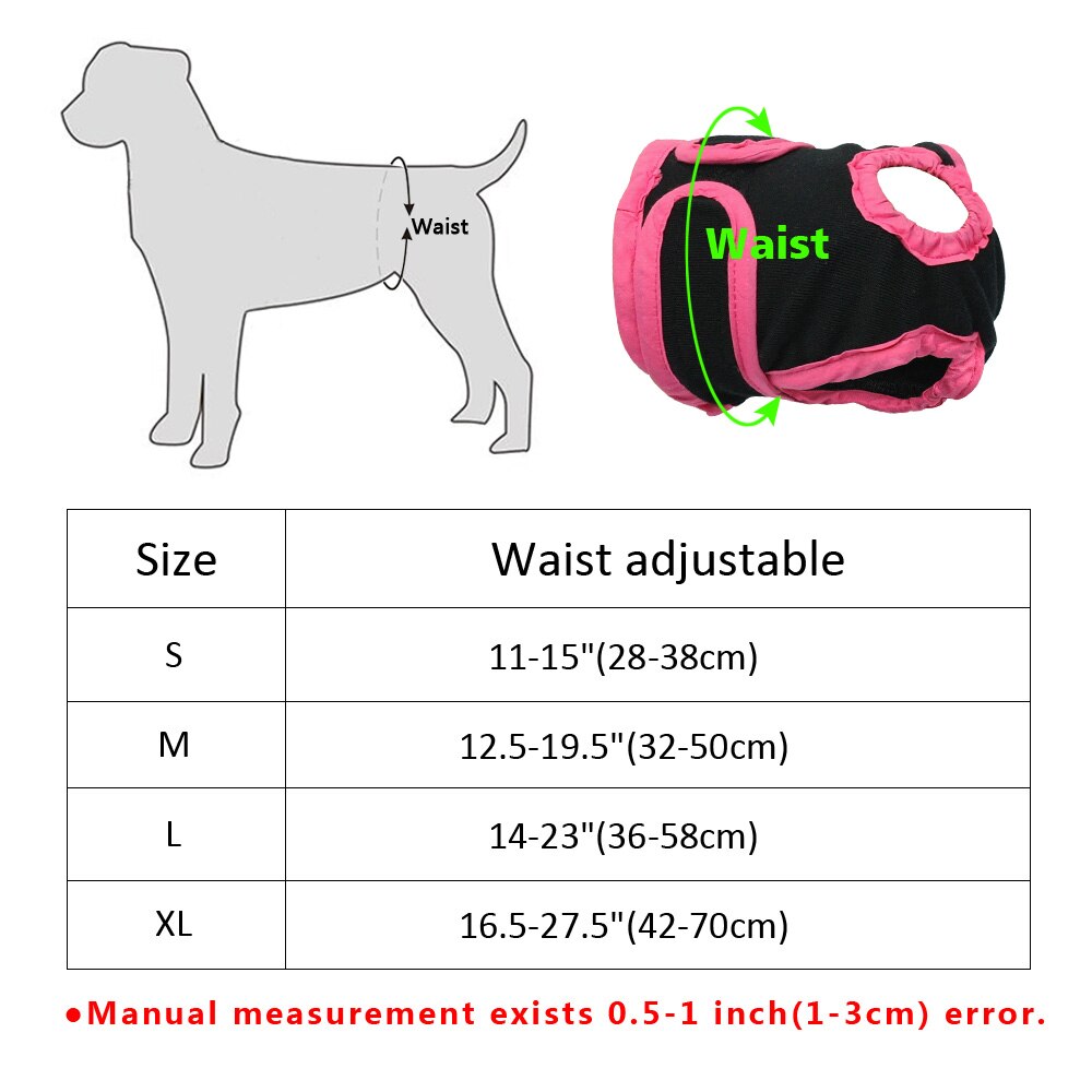Dog Physiological Pants Puppy Cat Underwear Suspender Washalbe Shorts Diaper Sanitary For Small Meidium Large Female Girl Dogs