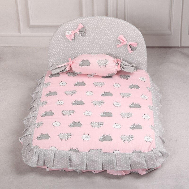 Candy Princess Dog Bed Dog House Nest Blue Pink Autumn Winter Pet Sofa Cushion Cover Car Mats For Little Small Animal Pets