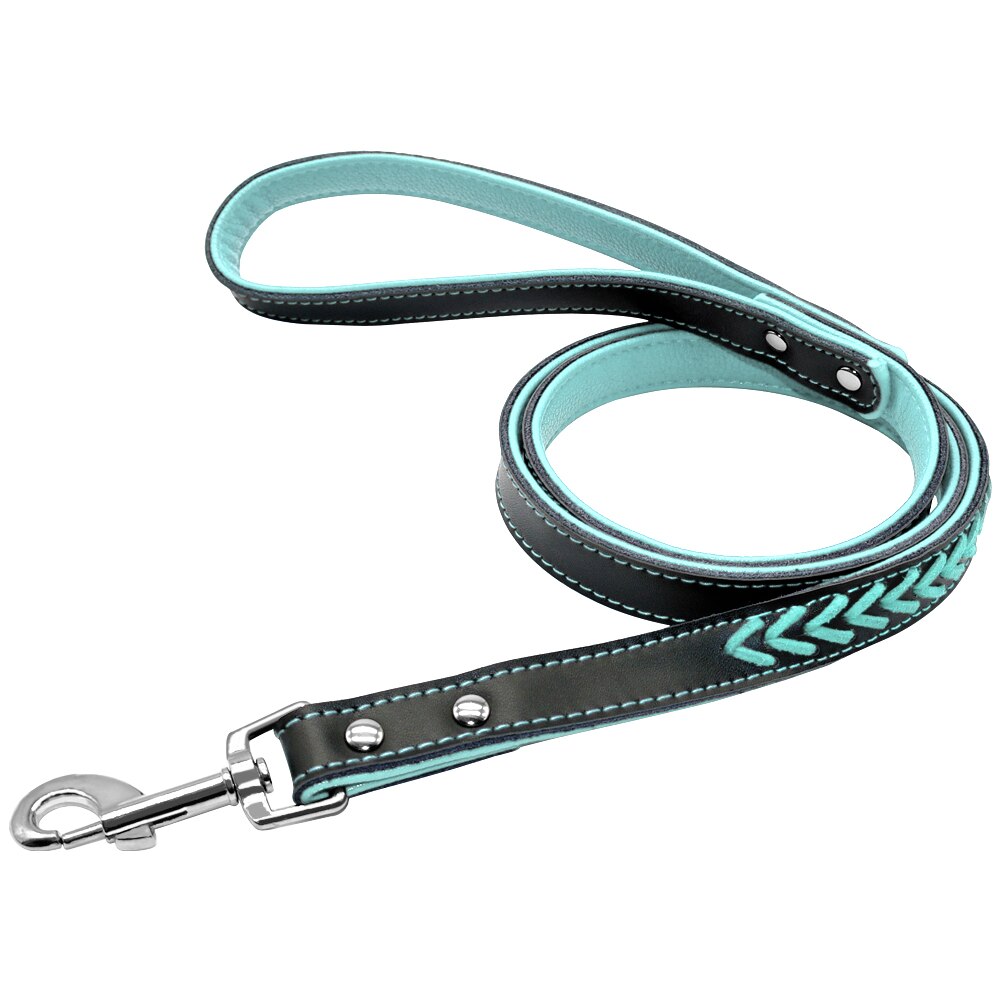 Durable Leather Dog Leash Puppy Cat Walking Leads Leashes For Small Medium Large Dogs Chihuahau Pink Blue Red hundeleine
