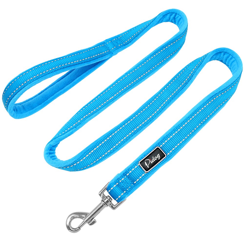 Soft Dog Leash Reflective Nylon Pitbull Running Walking Leads Strap for Small Medium Large Dogs Pet Puppy Rope Belt 120cm