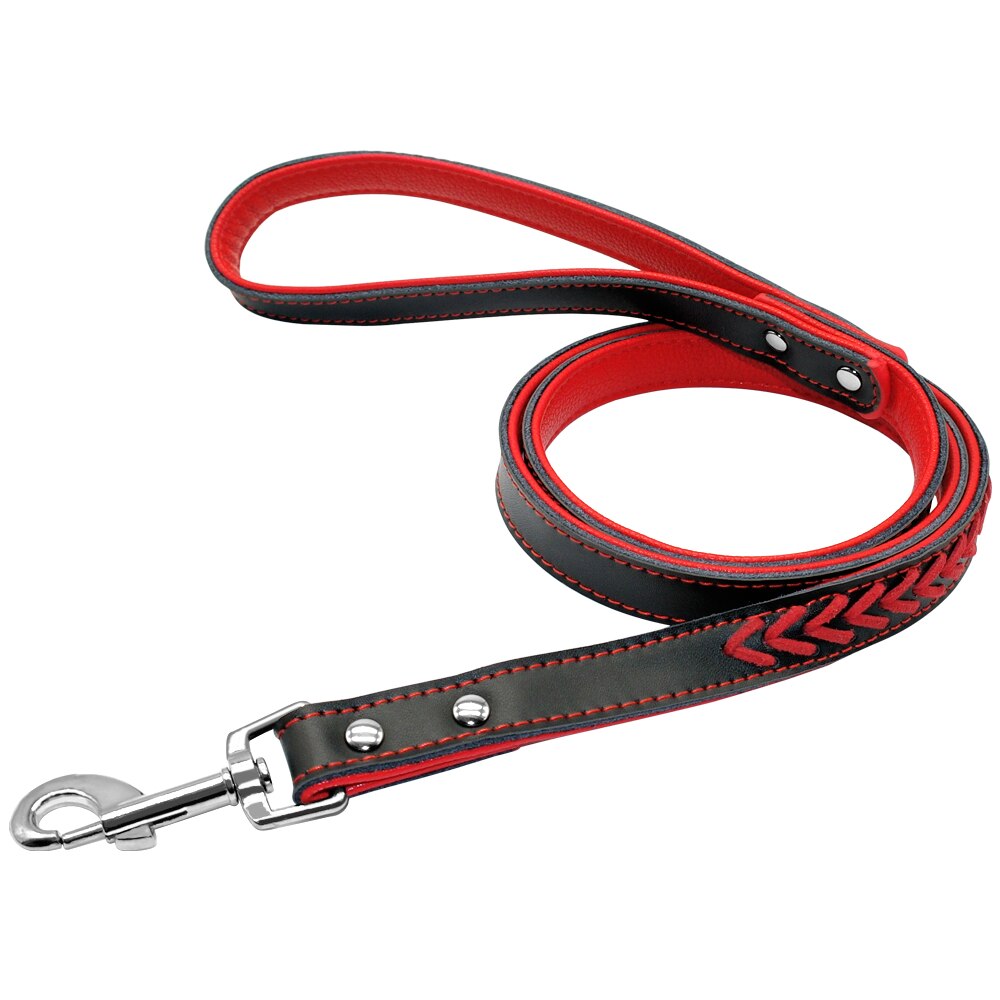 Durable Leather Dog Leash Puppy Cat Walking Leads Leashes For Small Medium Large Dogs Chihuahau Pink Blue Red hundeleine