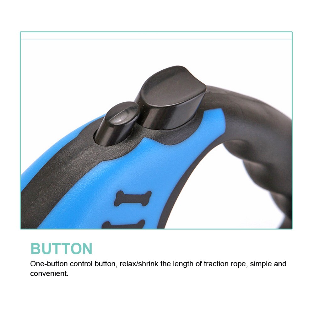 Retractable Dog Leash Automatic 3M/5M Flexible Dog Puppy Traction Rope Belt Extending Dog Lead for Small Large Dogs Pet Product