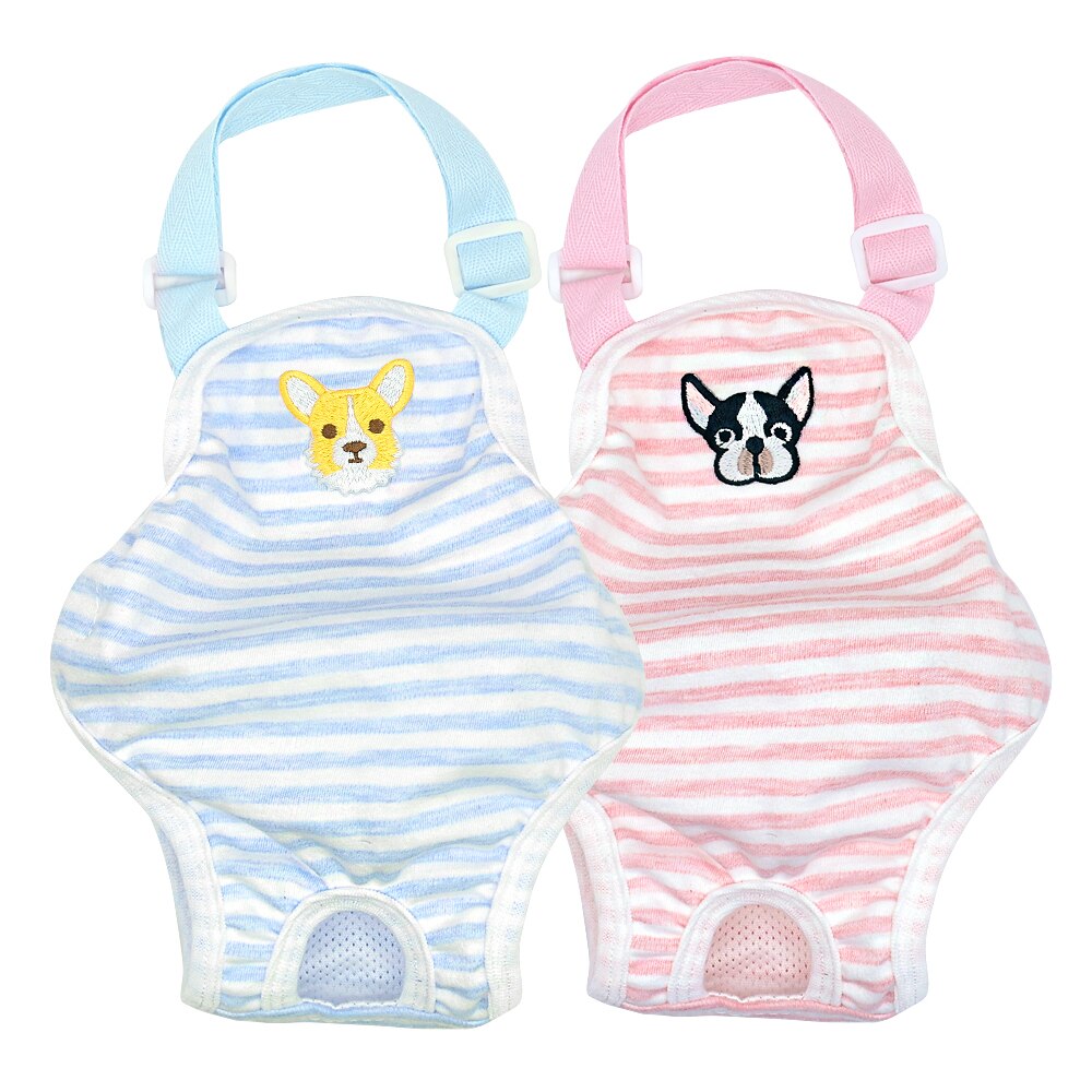 Cotton Pet Physiological Pants Underwear Dog Clothes Cat Dog Puppy Diaper Strap Briefs Female Dog Sanitary Panties Shorts