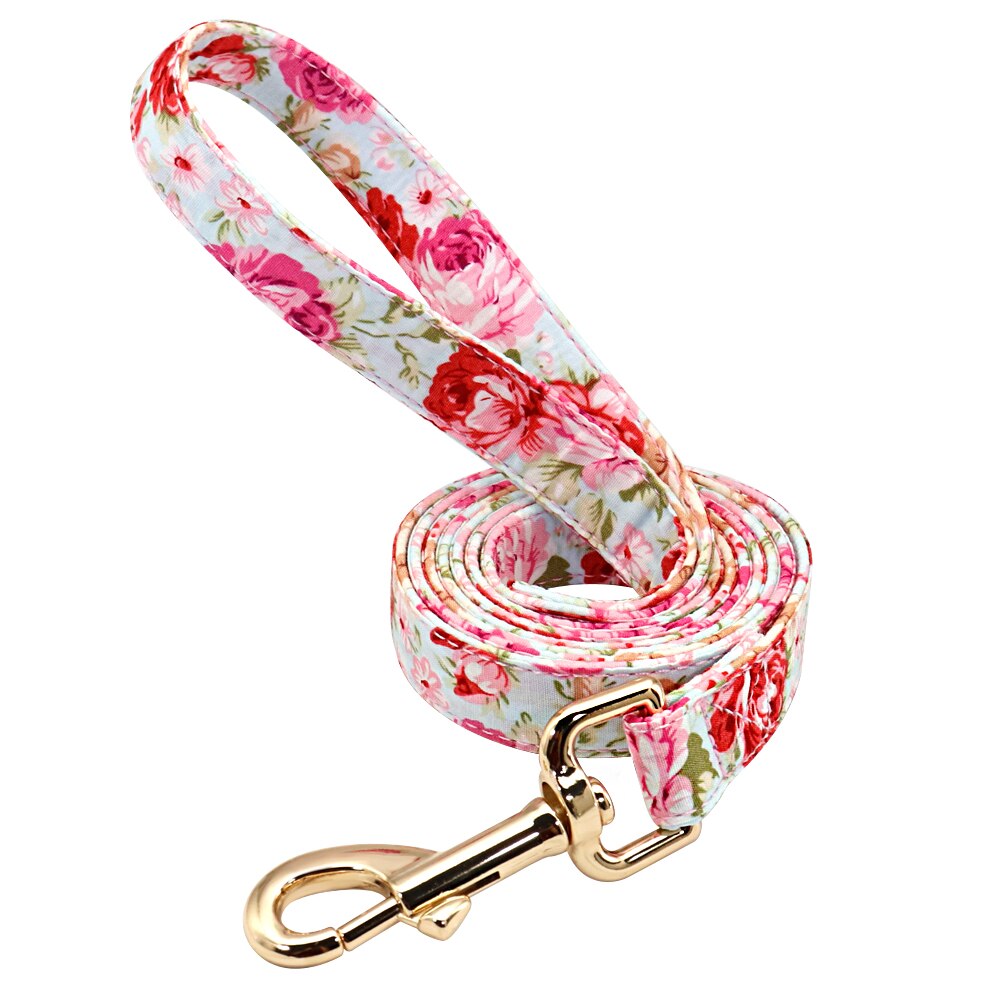 150cm Printed Dog Leash Nylon Pet Puppy Walking Leash Lead Running Training Leashes Rope For Small Medium Large Dogs 150cm