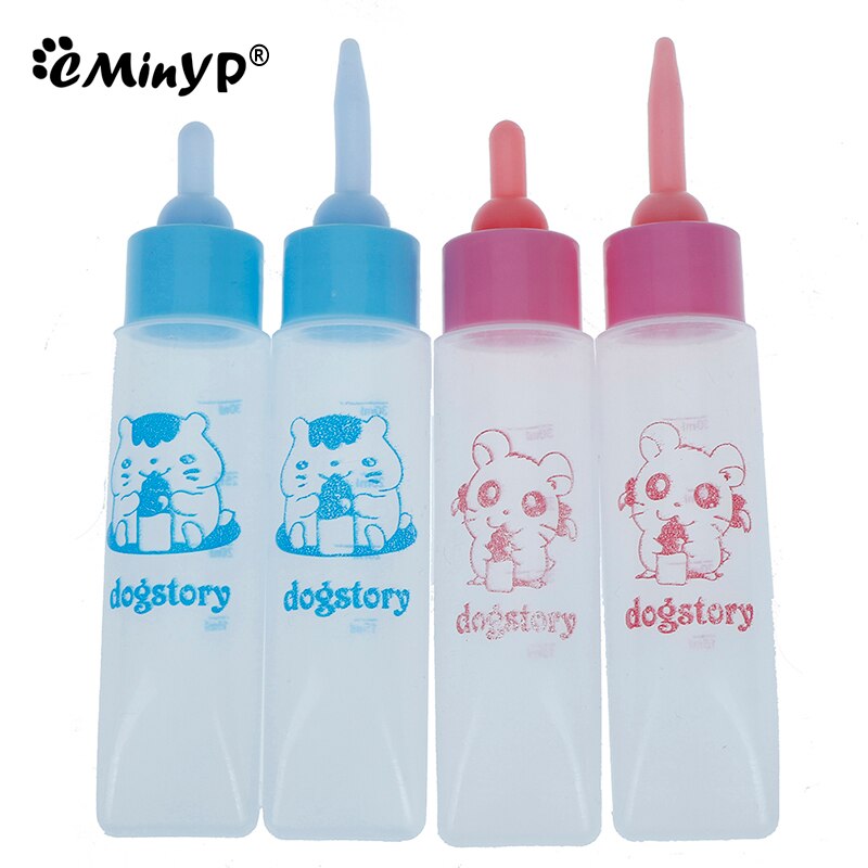 Pet Milk Feeding Bottle Silicone Nipple Baby Hamster Newborn Cat Nursing Drinking Bottle Kitten Puppy Small Animals Feeding Tool