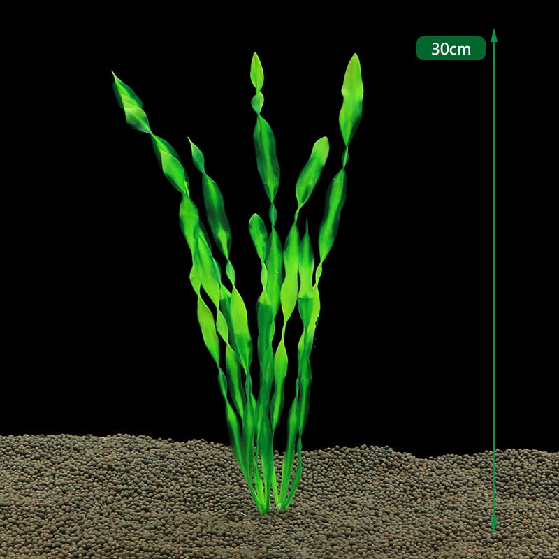 Artificial Seaweed Water Plants for Aquarium Plastic Fish Tank Plant Water Weeds Ornament Grass Viewing Decorations Accessories