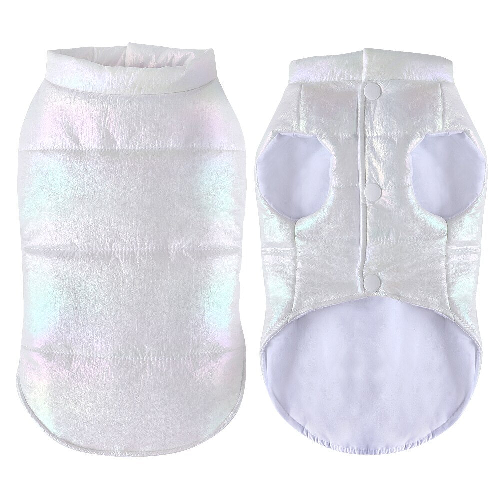 Pink Small Dog Cat Clothes Vest Winter Waterproof Pet Clothing Jacket Warm Puppy Coat Dog Outfit For Small Dogs Cats Chihuahua