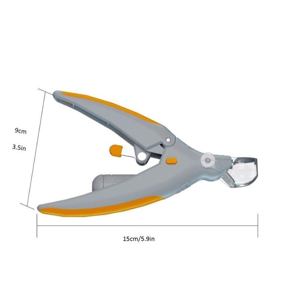 Professional Pet Dog Cutter Cat and Dog Nail Clipper Cutting Machine Beauty Scissors Animal Cat Locks Pet LED Light Nail Trimmer