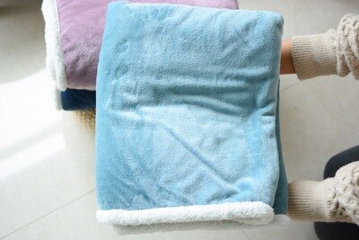 Winter Warm Dog Sleeping Mat Flannel Soft Puppies Small Medium Large Animals Pet Blanket Bed Cat Travel Car Sofa Protector Goods