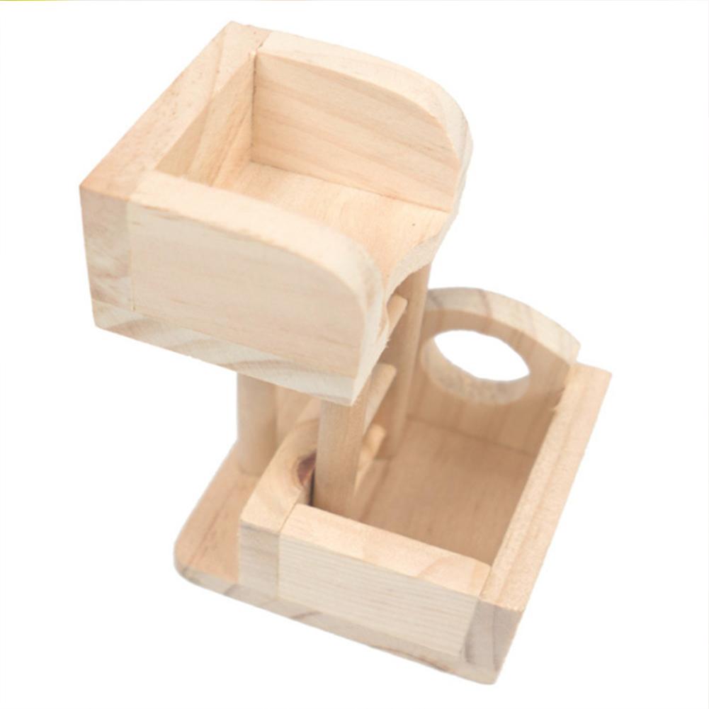 Hamster Toy Lookout Platform Anti-bite Climbing Toys Ladder Bowl Pet Supplies
