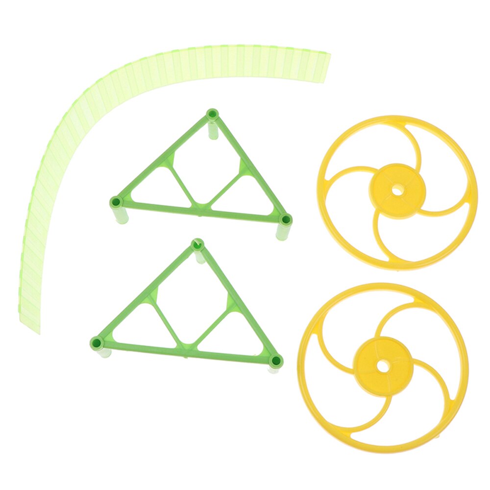 Hamster Exercise Wheel Assembled Plastic Small Pets Running Wheels Cage Toys For Sized Small Pet Hamsters Gerbil Mice Guinea Pig