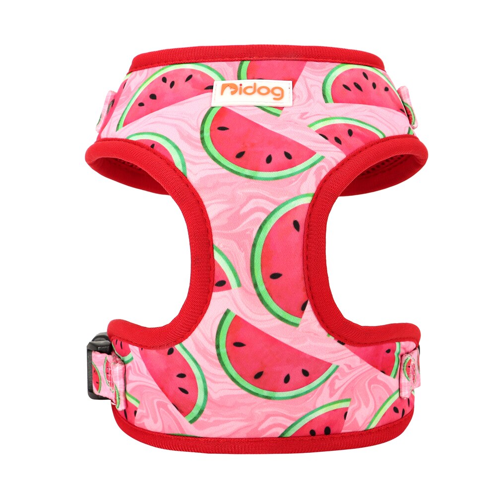Flower Print Small Dog Harness Nylon Mesh Dog Cat Harness Soft Padded Vest For Small Medium Dogs Cats Chihuahua French Bullldog