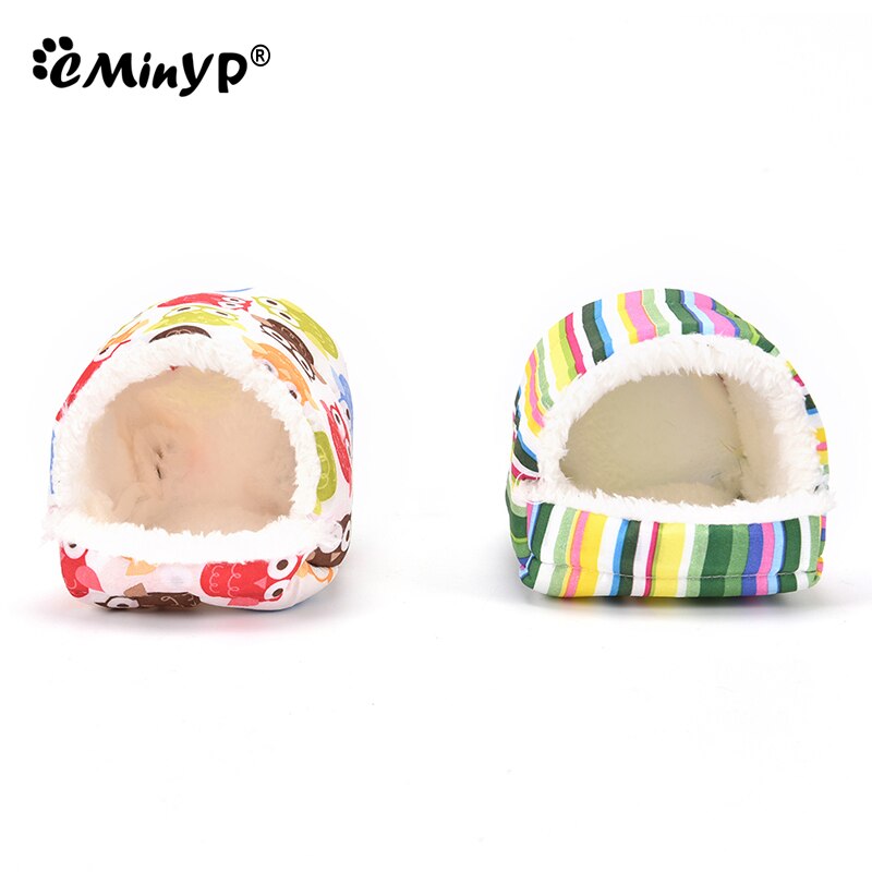 Hamster Slippers House Nest Guinea Pig Hedgehog Squirrel Winter Cold-Proof Warm Cage Small Animal Thermal Pad Sleeping Bag Room