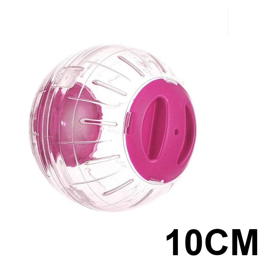 Hamster Ball Jogging Wheel Toy Running Hamster Wheel Small Pet Plastic Cute Exercise Ball For Golden Silk Shih Tzu Bear Play