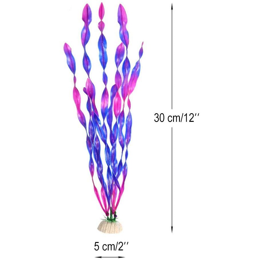 Artificial Seaweed Water Plants for Aquarium Plastic Fish Tank Plant Water Weeds Ornament Grass Viewing Decorations Accessories
