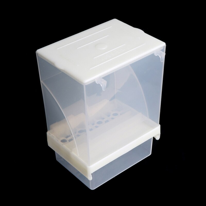 Automatic Bird Feeder 10cm Parrot Feeder Cage Accessories For Budgerigar Canary Cockatiel Finch Parakeet Food Container