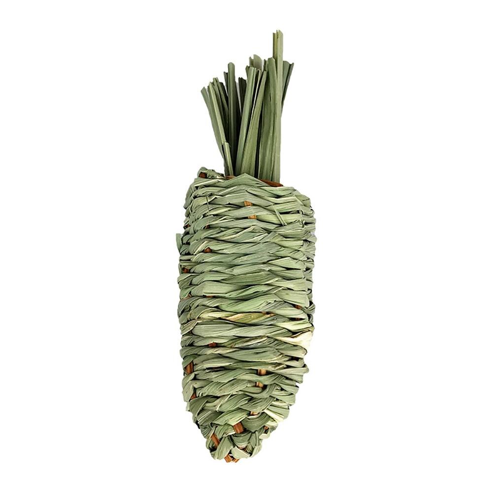 Rabbit Water Grass Radish Toys Natural Hand-woven Molar Toy Supplies For Rabbit Guinea Pig Chinchilla