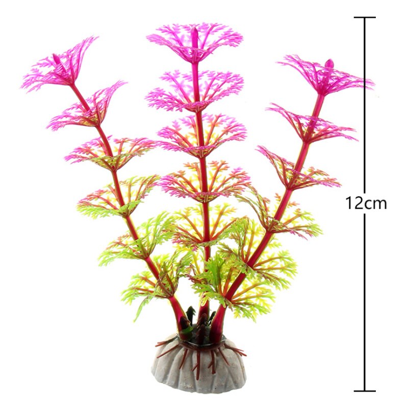 Artificial Seaweed Water Plants for Aquarium Plastic Fish Tank Plant Water Weeds Ornament Grass Viewing Decorations Accessories