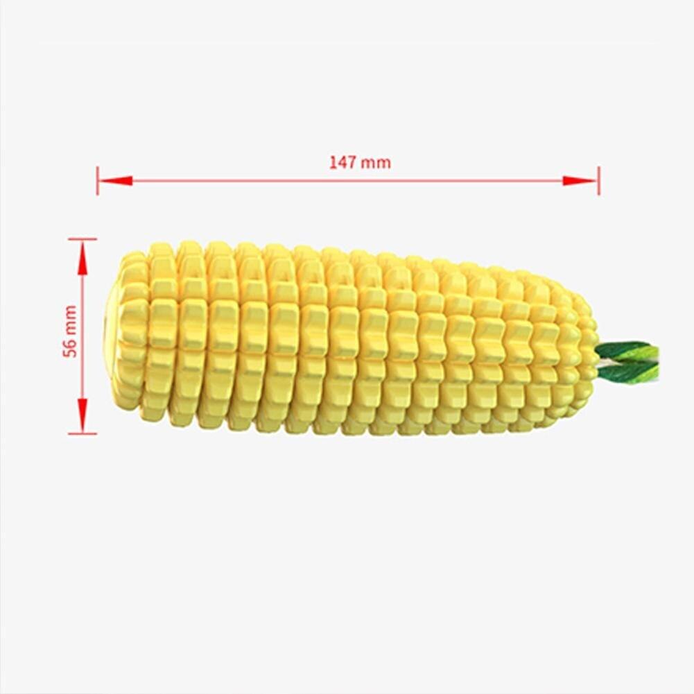 Dog Corn Toothbrush Chew Toy Puppy Toys Cleaning Natural Rubber Toothpick Dental Care Toothbrush Relieve Stress Pet Supplies