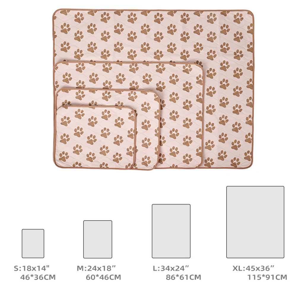 Pet Dog 4 Layers Diaper Mat Urine Mat Washable Reusable Anti-slip Quick Absorb Training Pee Pad Pet Accessories