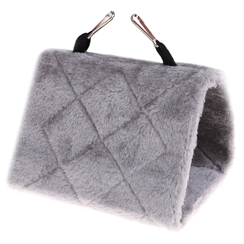 Winter Warm Bird Nest Parrot Budgerigar Flannel Cotton Nest For Hammock Cage Hut Tent Bed Hanging Cave Small Pets Bird Supplies