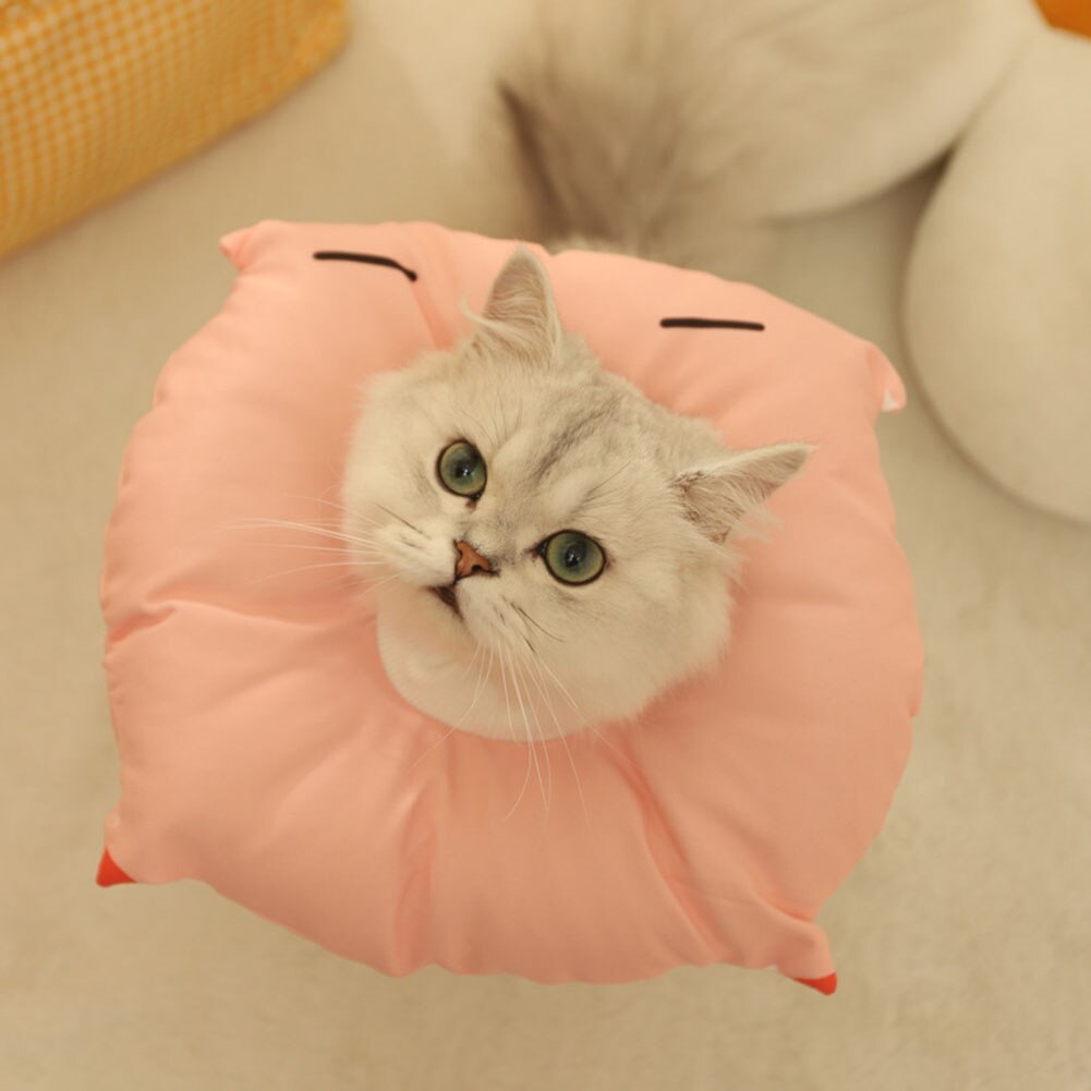 Cartoon Elizabeth Circle Soft Anti-licking Wound Recovery Collar Protective Collar For Cats Dogs
