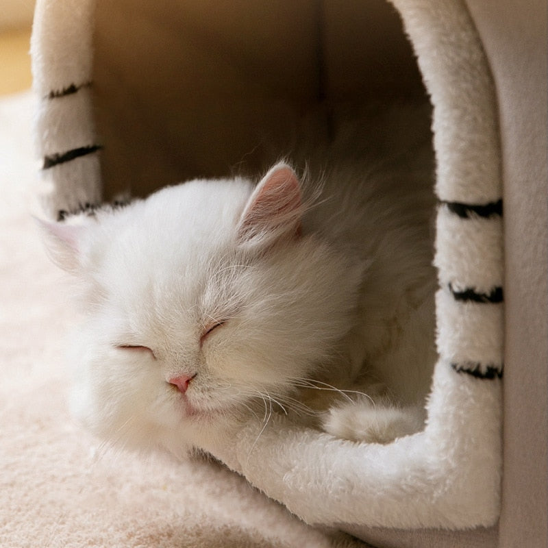 HOOPET New Style Dog House Double Roof Animal Shape House for Cats Small Dogs Pet Comfortable Sleeping Bed Cat Nest Bed Supplies