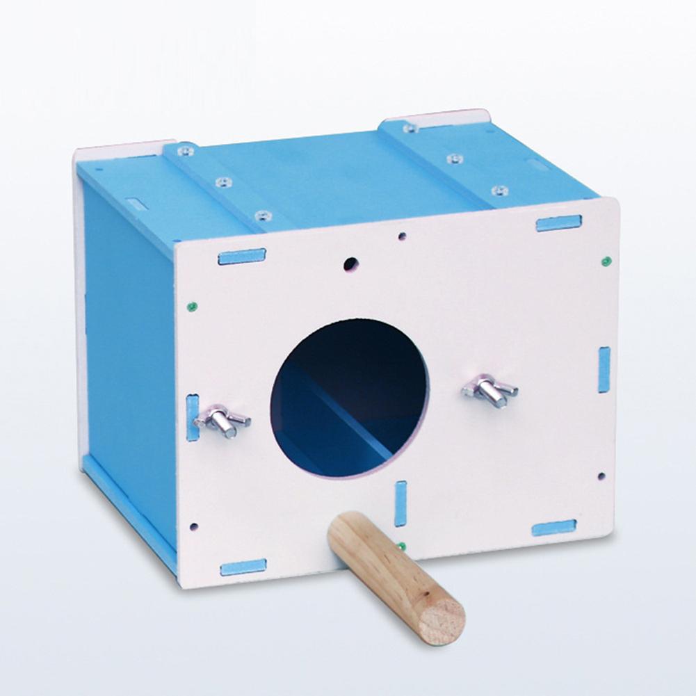 Parrot Wood Breeding Box Thermal Insulation Pets Bird House Nest Mating Box For Lovebirds Parrot Parakeet