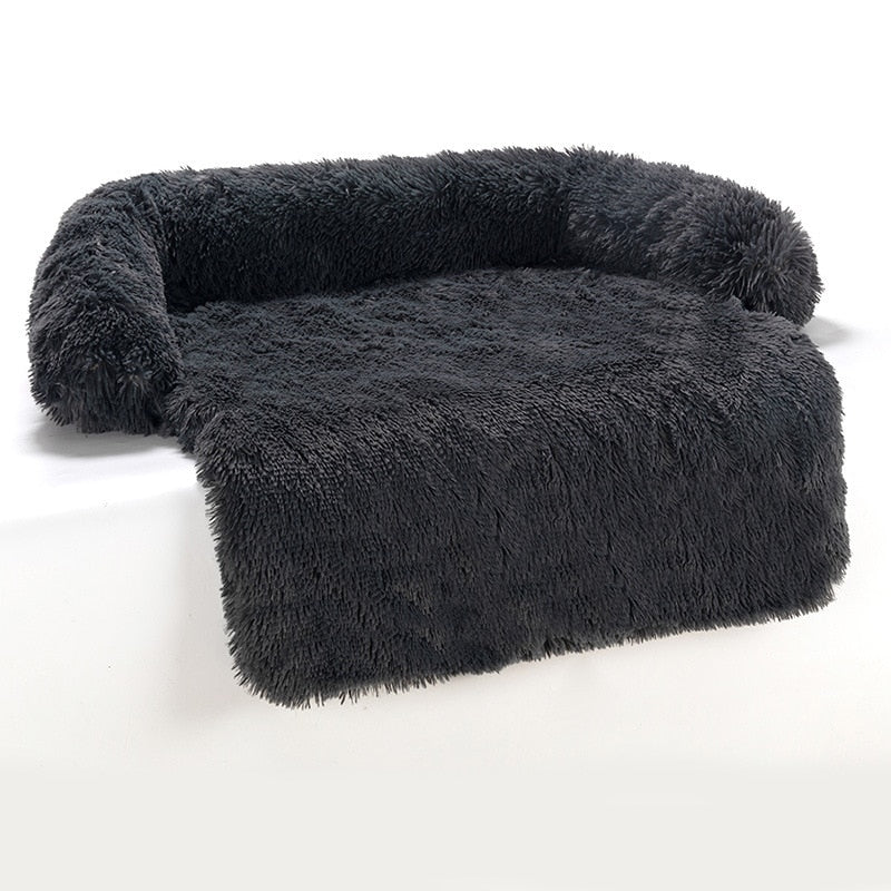 Removable Pet Dog Bed Plush Large Dogs House Sofa Mat Winter Warm Pets Bed Pad Washable Dog Cushion Blanket Sofa Cover