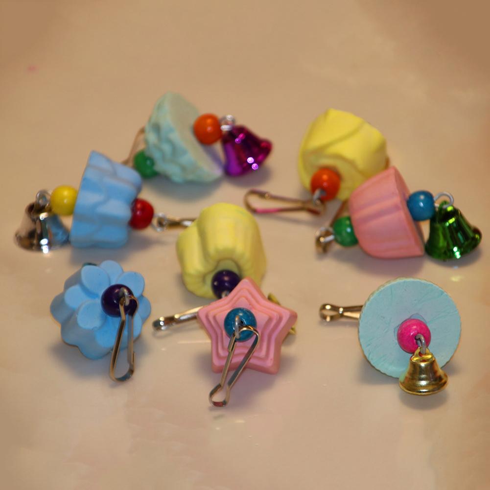 Pet Hanging Chew Toys Molar Stone Bird Toy For Chinchilla Squirrel Hamster Parrot (random Color)