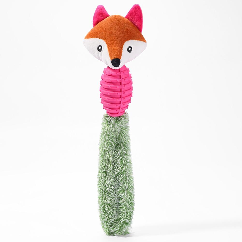 Pet Dog Plush Toys With Tail Bite-resistant Sounding Paper Interactive Toys Pet Supplies For Relieve Boredom