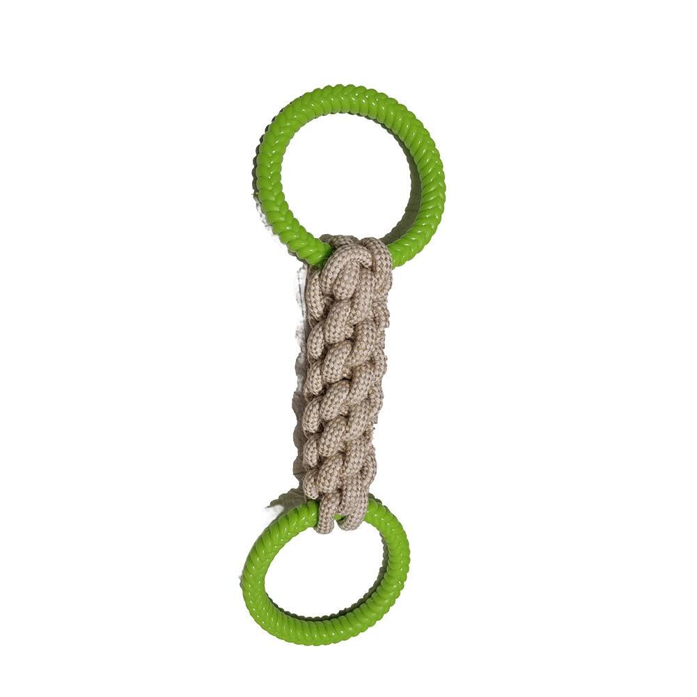 Pet Cotton Rope Toy For Aggressive Chewers Indestructible Bite-resistant Tug Of War Toy For Medium Large Dogs